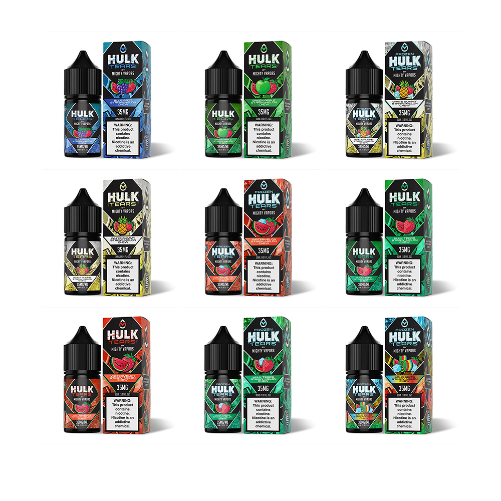 elf bar vape uk Mighty Vapors Salts Hulk Tears 30ml Nic Salt Vape Juice – eightvapeevr.com main image 0